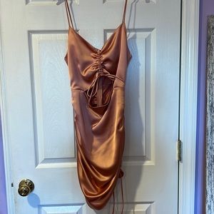ZARA peach dress (never worn)
